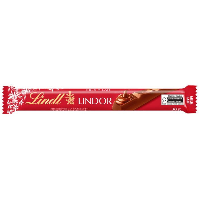 Lindt LINDOR Milk Chocolate Stick, 38g