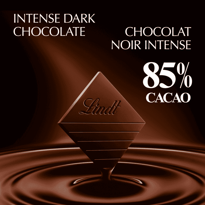 Lindt EXCELLENCE 85% Cacao Dark Chocolate Bar, 100g
