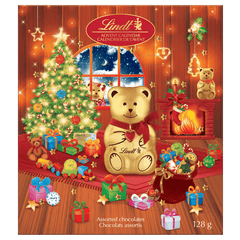 Lindt TEDDY Assorted Milk Chocolate Advent Calendar, 128g