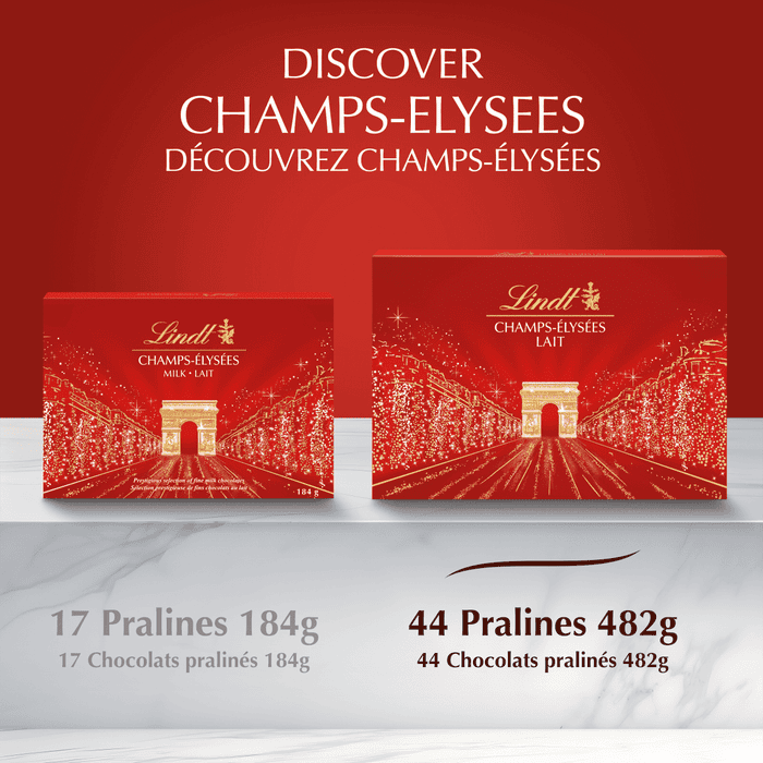 Lindt Champs-Élysées Milk Chocolate Box, 482G