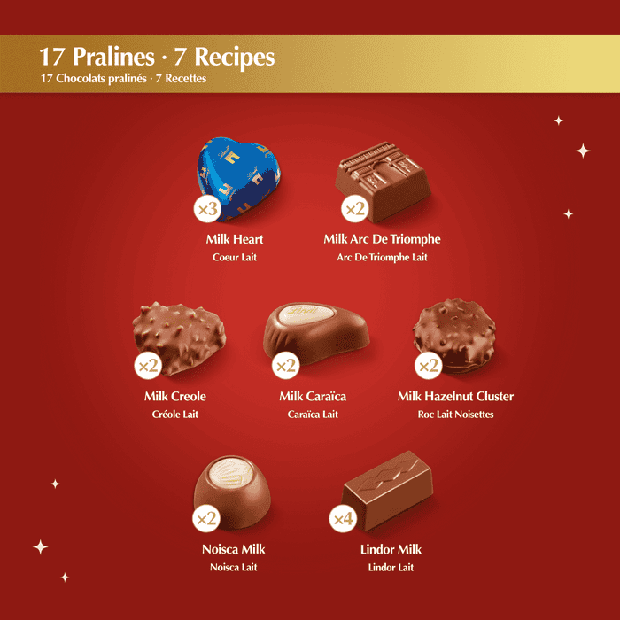 Lindt Champs-Élysées Milk Chocolate Box, 184g