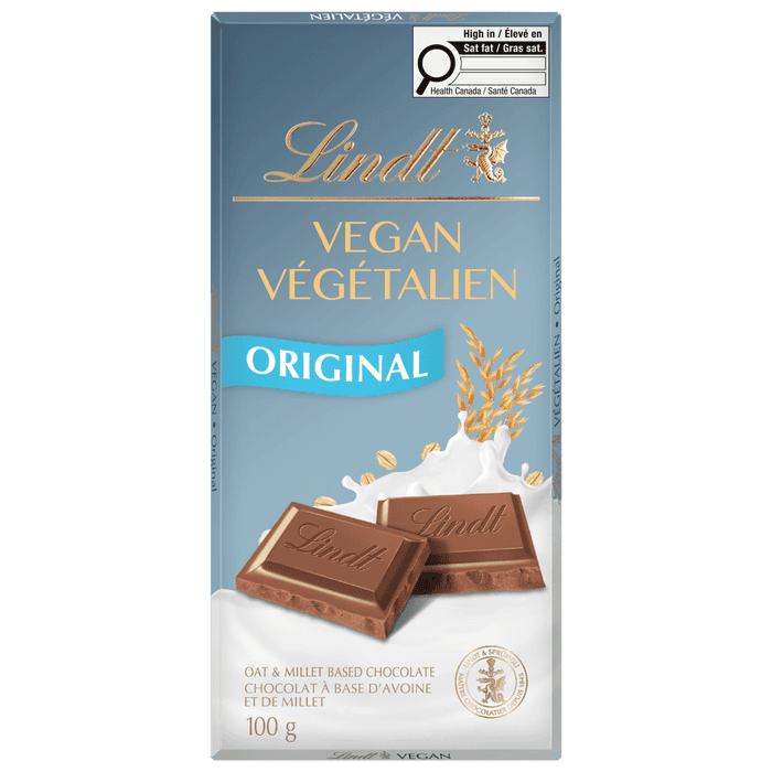 Lindt Vegan Original Chocolate Bar, 100g