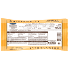 GHIRARDELLI Semisweet Baking Chocolate Chips Bag, 326g
