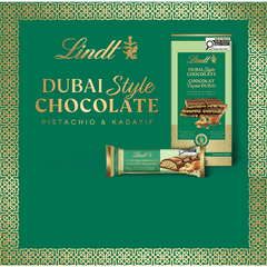 Lindt Dubai Style Chocolate Bar, 150g