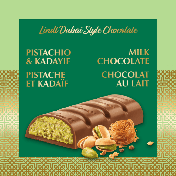 Lindt Dubai Style Chocolate Bar, 40g