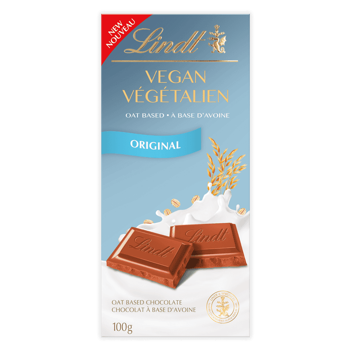 Lindt Vegan Original Chocolate Bar, 100g
