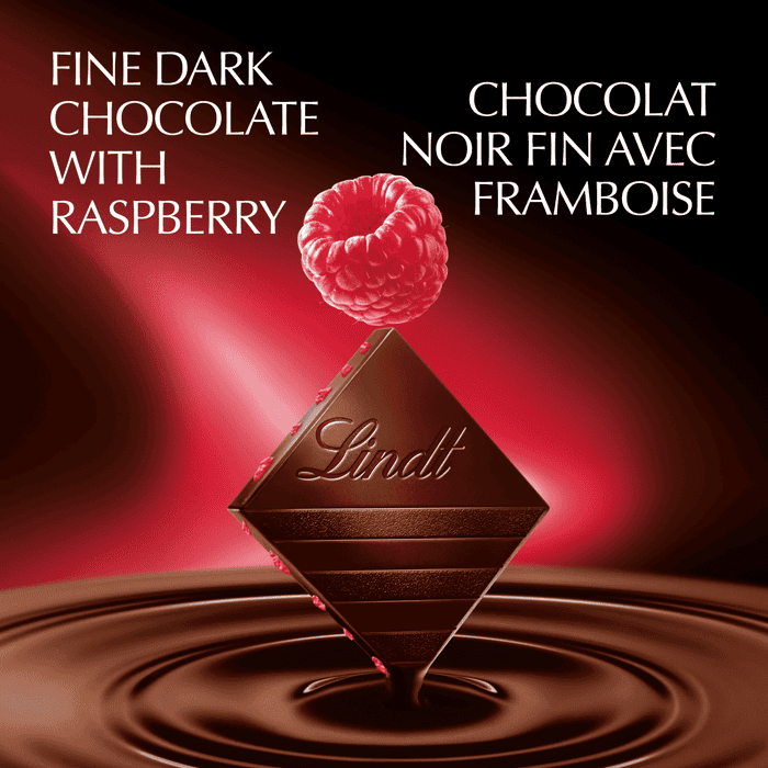 Lindt EXCELLENCE Raspberry Dark Chocolate Bar, 100g