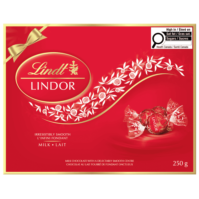 Lindt LINDOR Prestige Milk Chocolate Truffles Gift Box, 250g