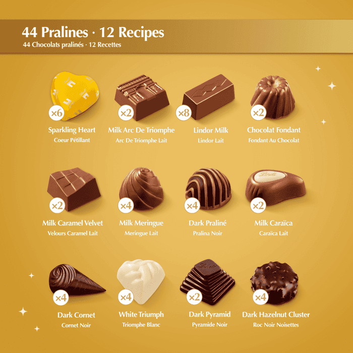 Lindt Champs-Élysées Assorted Chocolate Box, 468g