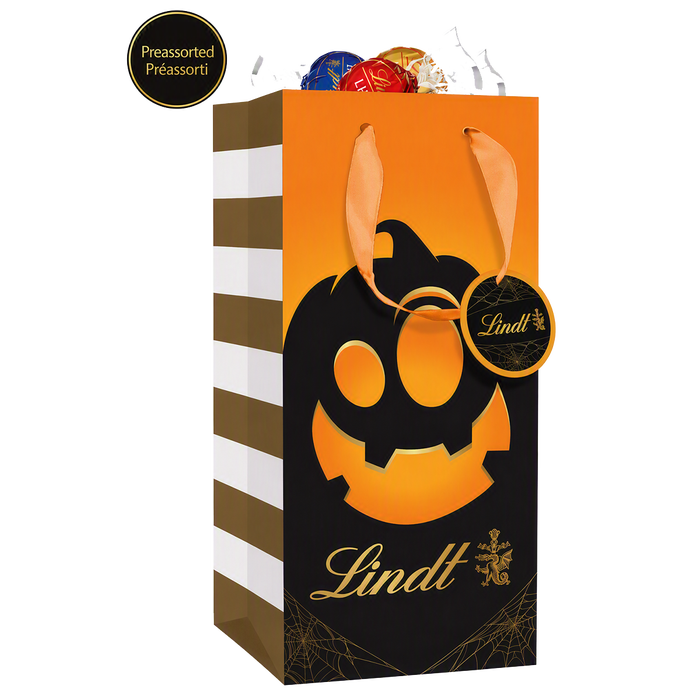 75 Ghost & Pumpkin LINDOR Pre-assorted Truffles in Halloween Bag