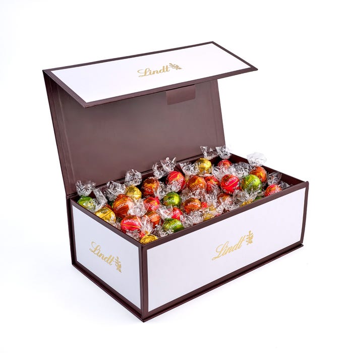 LINDOR Thank You Gift Box with 100 Pick & Mix Truffles