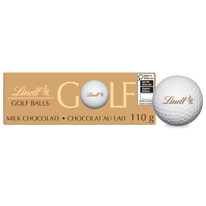 Lindt Milk Chocolate Golf Balls, 3-Pack, 110g