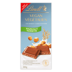 Lindt Vegan Hazelnut Chocolate Bar, 100g