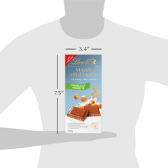 Lindt Vegan Hazelnut Chocolate Bar, 100g