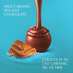 Lindt LINDOR Milk Caramel Sea Salt Chocolate Truffles Bag, 150g